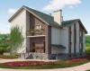 Проект дома из блоков 10-2114