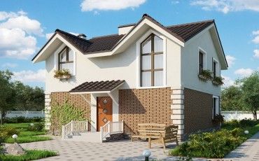 Проект дома из блоков 10-2040