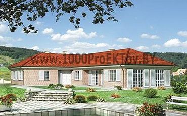 Проект дома из блоков 1461