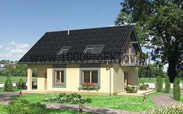 Проект дома из блоков 1364