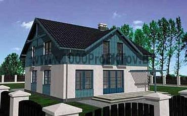 Проект дома из блоков 1286