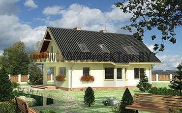 Проект дома из блоков 1269