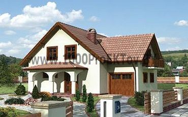 Проект дома из блоков 1321