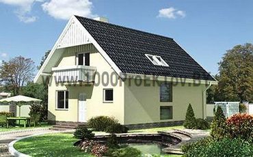 Проект дома из блоков 1353