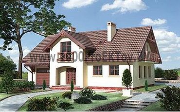 Проект дома из блоков 1447