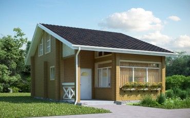 Проект деревянного дома 10-2016