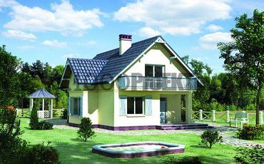 Проект дома из блоков 1533