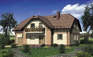 Проект дома из блоков 1335