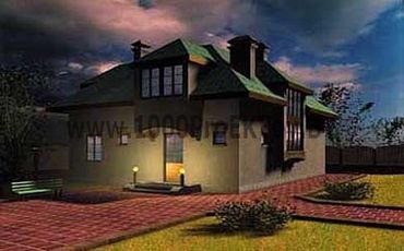 Проект дома из блоков 1336