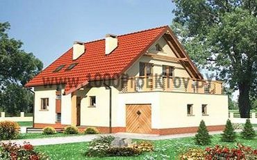 Проект дома из блоков 1395