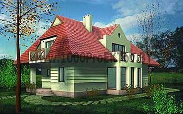 Проект дома из блоков 1292