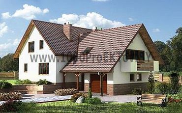 Проект дома из блоков 1278