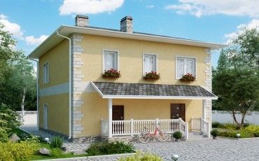 Проект дома из блоков 10-2004