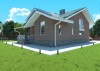 Проект дома из блоков 1506