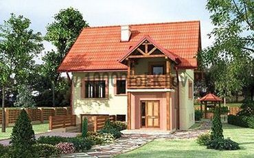 Проект дома из блоков 1449