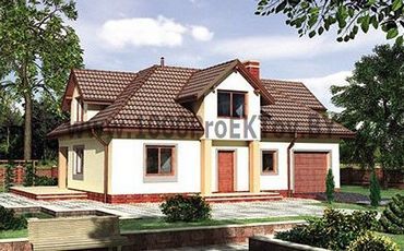 Проект дома из блоков 1219