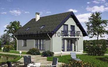 Проект дома из блоков 1481