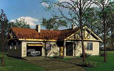 Проект дома из блоков 1458