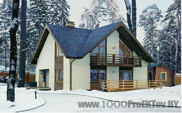 Проект дома из блоков 1082