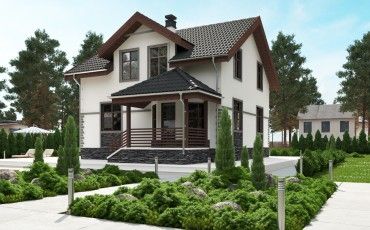 Проект каркасного дома 2-9