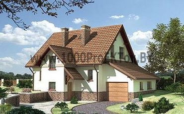 Проект дома из блоков 1190