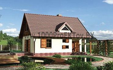 Проект дома из блоков 1394