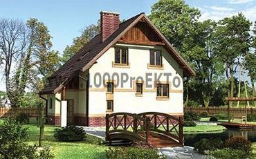 Проект дома из блоков 1271