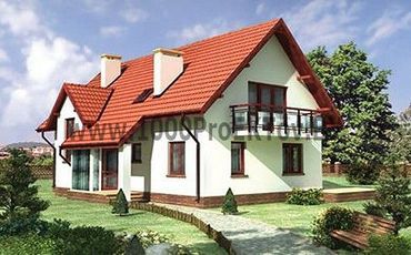 Проект дома из блоков 1141