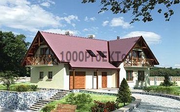 Проект дома из блоков 1275