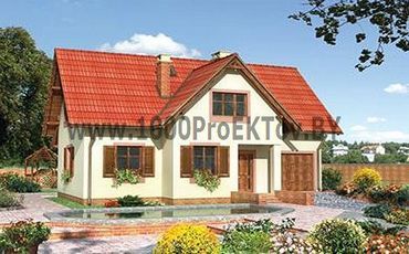 Проект дома из блоков 1471