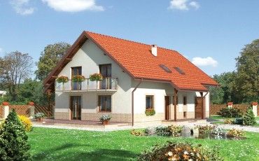 Проект дома из блоков 1218