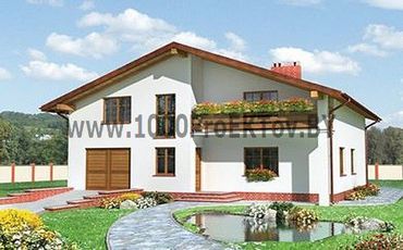 Проект дома из блоков 1209