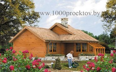 Проект каркасного дома 1608