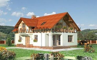 Проект дома из блоков 1432