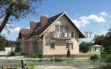 Проект дома из блоков 1187