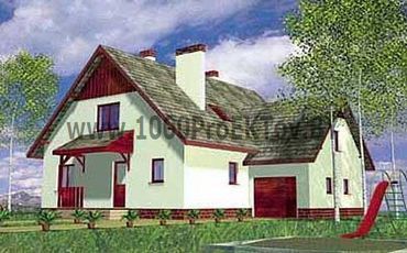 Проект дома из блоков 1334