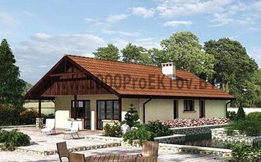 Проект дома из блоков 1159