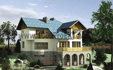 Проект дома из блоков 1145