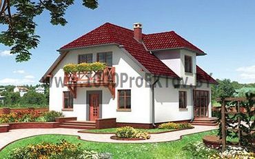 Проект дома из блоков 1340