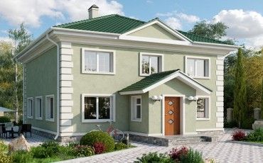 Проект дома из блоков 10-2035-2