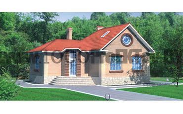 Проект дома из блоков 1085