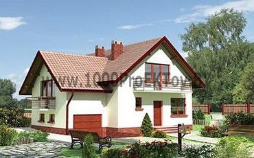 Проект дома из блоков 1298