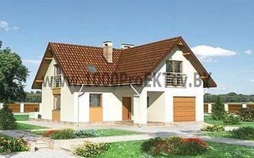 Проект дома из блоков 1216