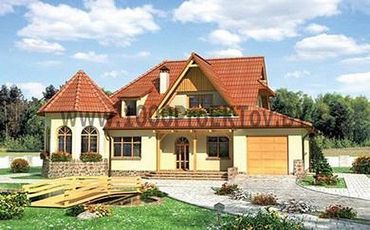 Проект дома из блоков 1411