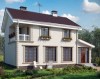 Проект дома из блоков 10-2117