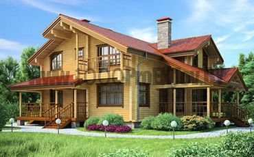 Проект деревянного дома 1026