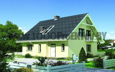 Проект дома из блоков 1528