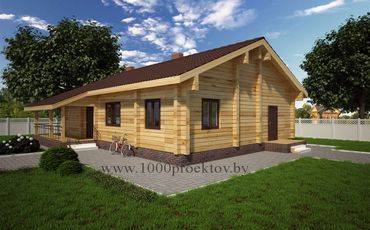 Проект деревянного дома 3-16