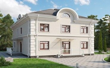 Проект дома из блоков 10-2208-2