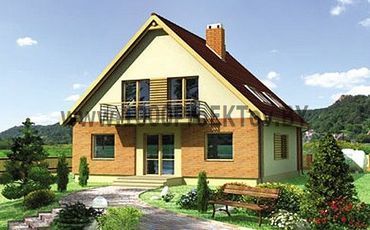 Проект дома из блоков 1150